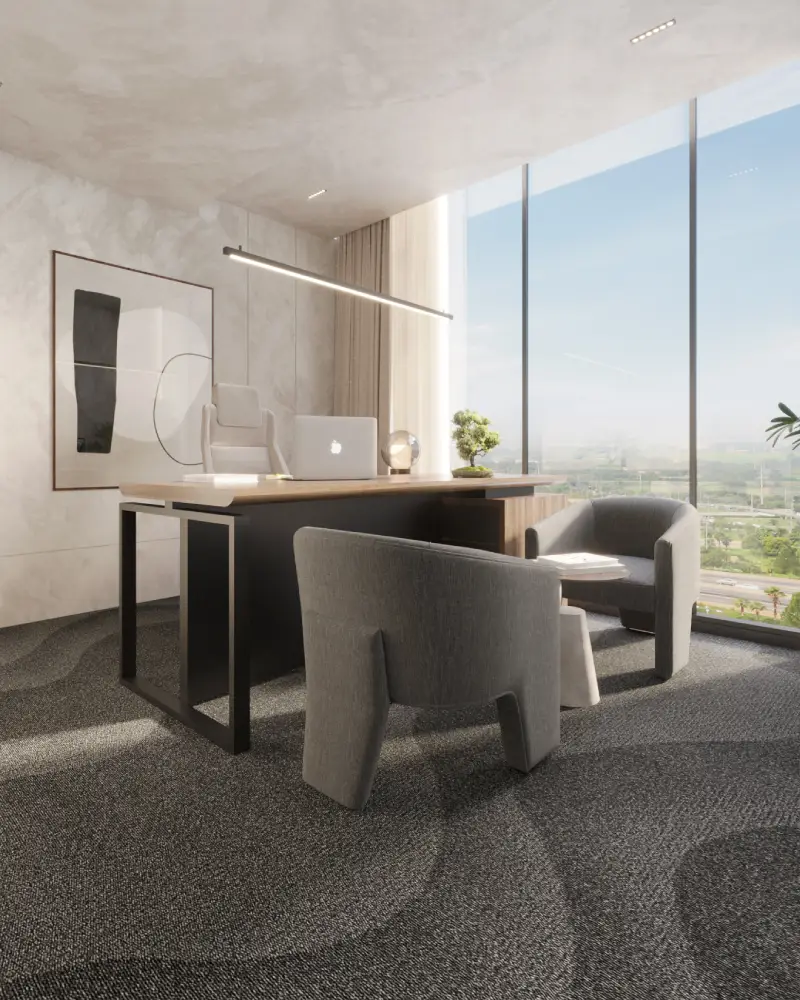 Commercial architecture by BloxDot, office building shell-and-core.