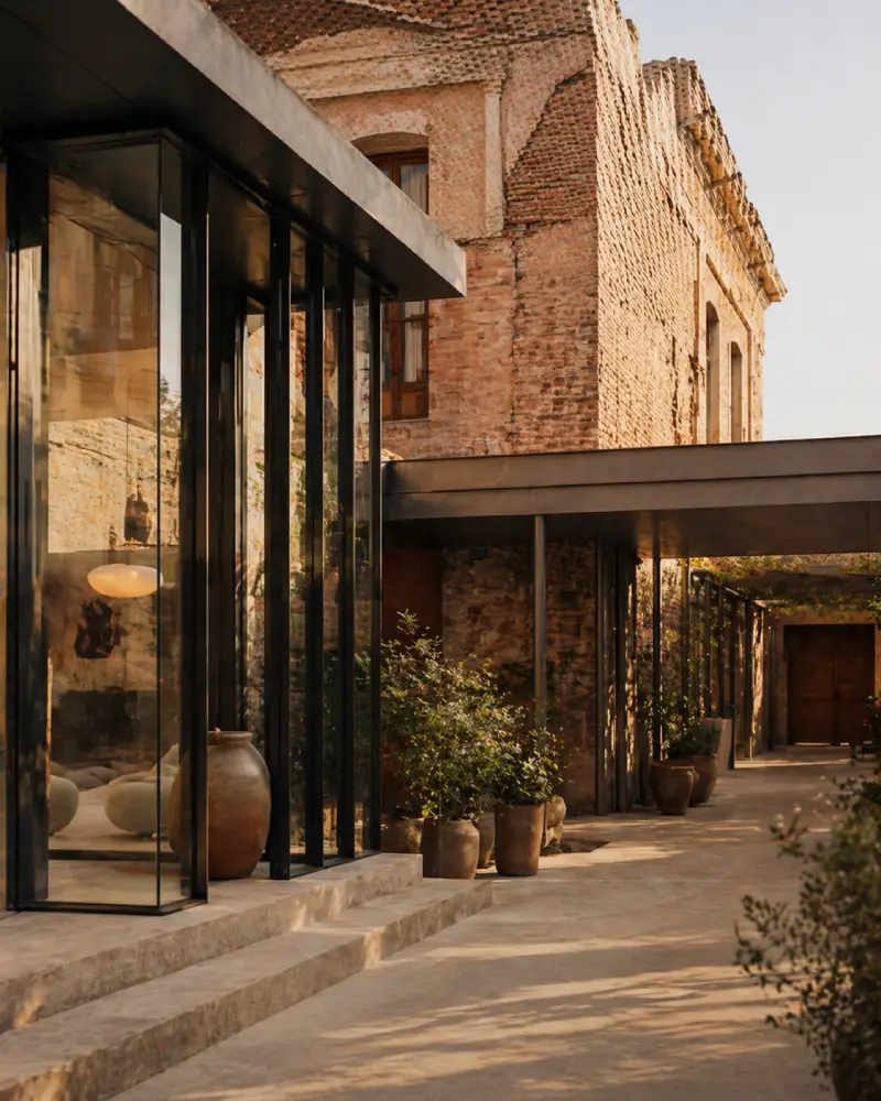 Renovation and retrofit architecture by BloxDot, existing building reworked.