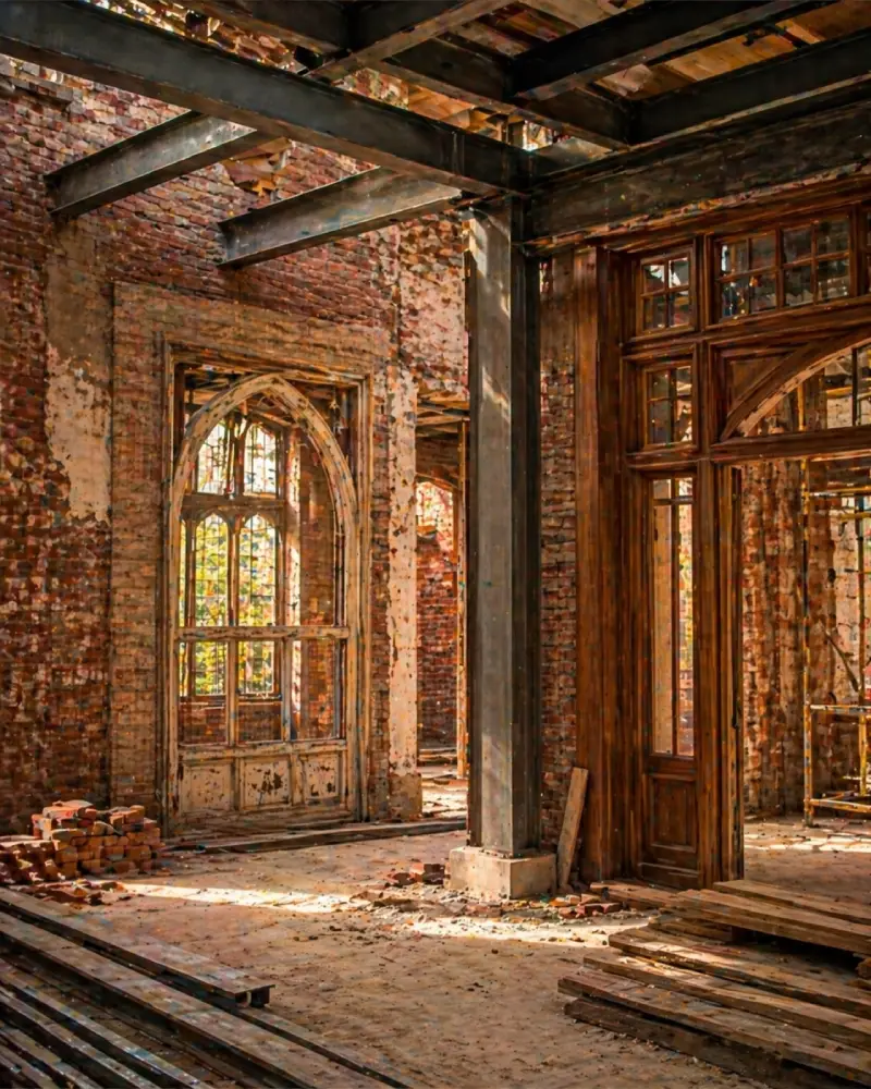 Renovation and retrofit project, BloxDot construction.