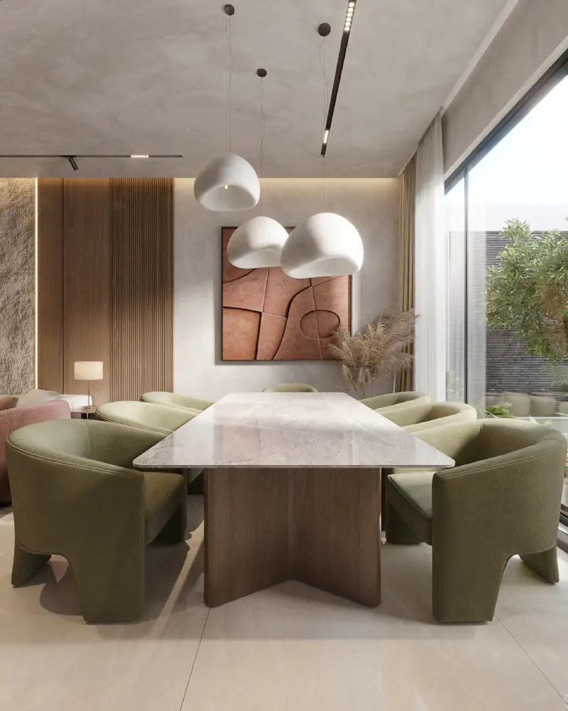 Hospitality interior by BloxDot, restaurant or boutique hotel space in Lahore.