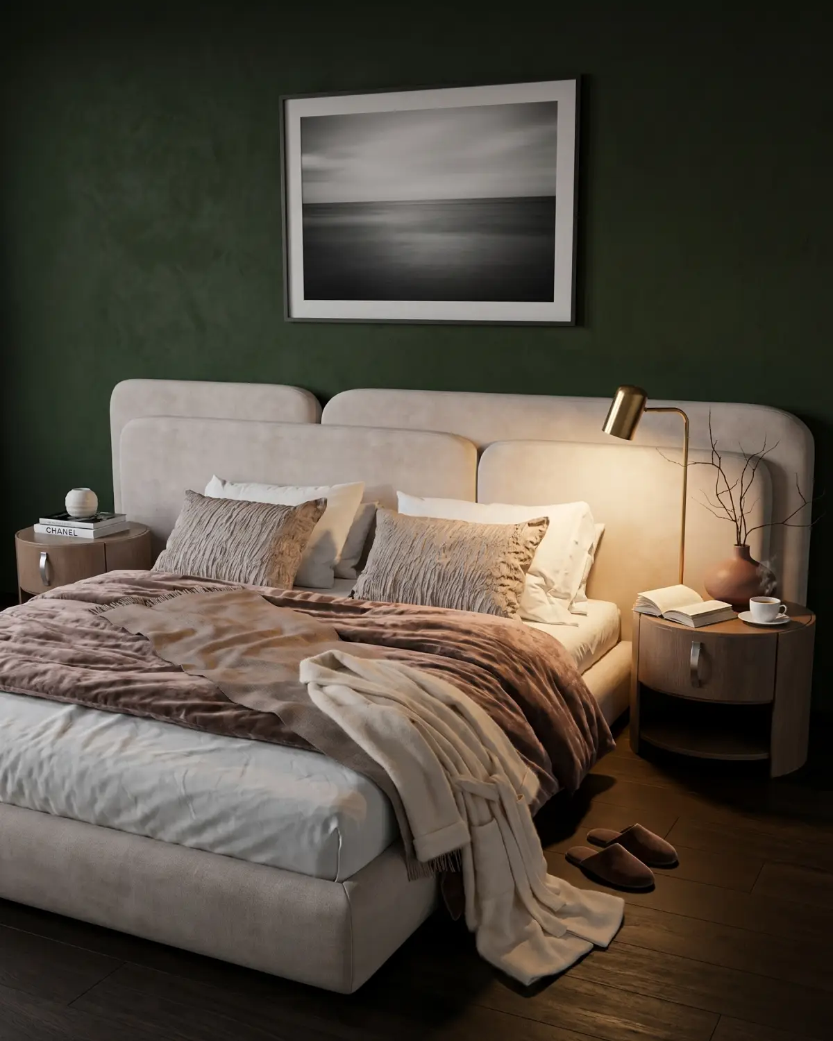 Ledge wide bed